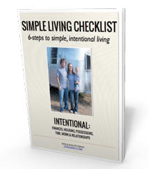 simple living checklist