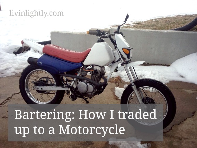 Bartering: How I traded up to a Motorcycle